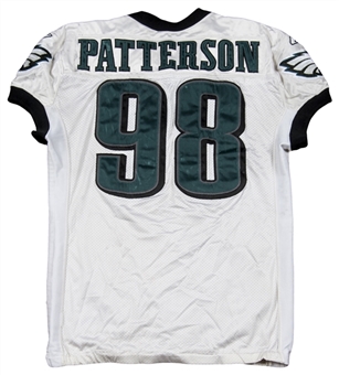 2007 Mike Patterson Game Used Philadelphia Eagles Road Jersey (Team/MeiGray LOA)